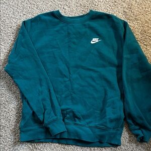 Nike Men's Deep Teal Crewneck Sweater